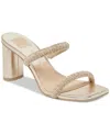 Dolce Vita Women's Nolah Beaded Block-heel Dress Sandals In Gold Multi Beads