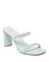 Dolce Vita Nolah Faux Pearl Sandal In Ice Blue