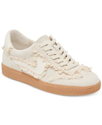 DOLCE VITA WOMEN'S NOTICE LACE LOW PROFILE LACE-UP SNEAKERS