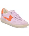 Dolce Vita Notice Sneaker In Orchid Nylon Suede