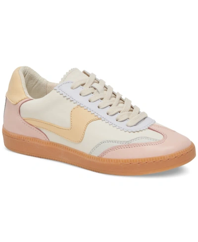 Dolce Vita Women's Notice Low-profile Lace-up Sneakers In Pastel Multi