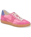 Dolce Vita Notice Sneaker In Pink Suede