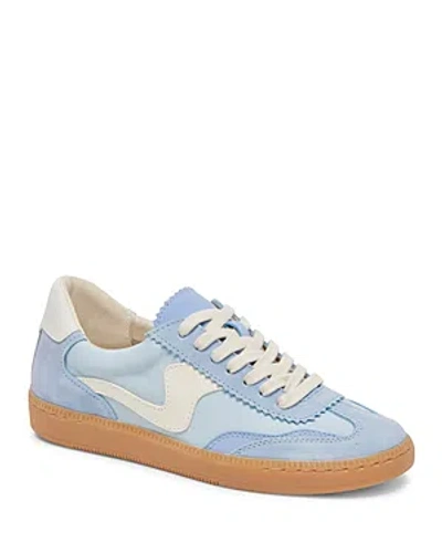 Dolce Vita Women's Notice Low Top Sneakers In Blue Suede