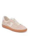 Dolce Vita Notice Sneaker In Blush Nubuck