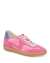 Dolce Vita Notice Sneaker In Pink Suede