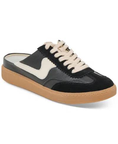 Dolce Vita Women's Notice Slide Mule Sneakers In Black Suede