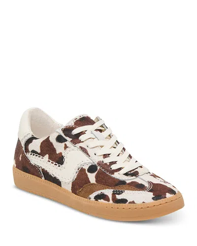 DOLCE VITA WOMEN'S NOTICE STITCH LEOPARD PRINT SNEAKERS