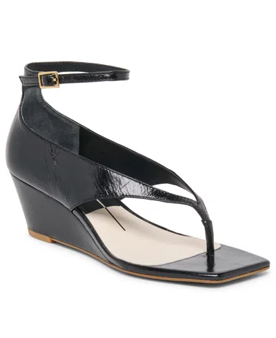 Dolce Vita Women's Quinny Strappy Wedge Sandals In Black