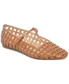 Dolce Vita Rains T-strap Flat In Saddle Leather