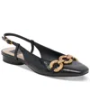 Dolce Vita Ramano Slingback Flat In Midnight Crinkle