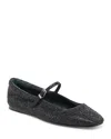 Dolce Vita Anneke Mary Jane Flat In Black Metallic