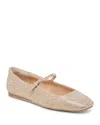 Dolce Vita Reyes Crystal Ballet Flats Light Gold Crystal In Light Gold