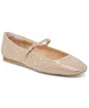 Dolce Vita Reyes Crystal Ballet Flats Light Gold Crystal In Light Gold Mesh Rhinestone