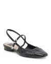 Dolce Vita Women's Rianne Slingback Mary Jane Flats In Midnight