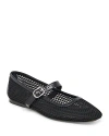 Dolce Vita Women's Rodni Mesh Mary Jane Flats In Black Woven