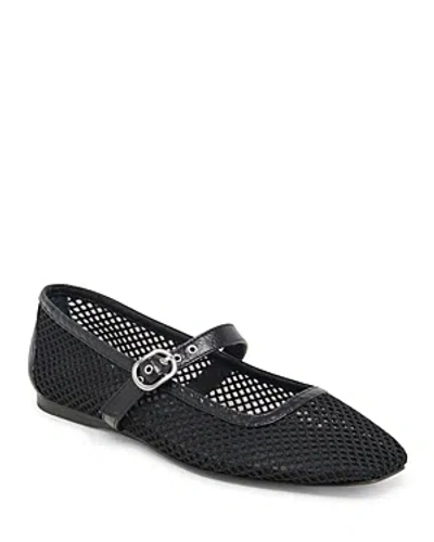 Dolce Vita Women's Rodni Mesh Mary Jane Flats In Black Woven