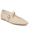 Dolce Vita Women's Rodni Mesh Mary Jane Flats In Cream Woven