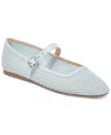 Dolce Vita Rodni Mary Jane Flat In Dusty Blue Mesh