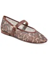 Dolce Vita Roslyn Flats Leopard Mesh In Brown Leopard Mesh