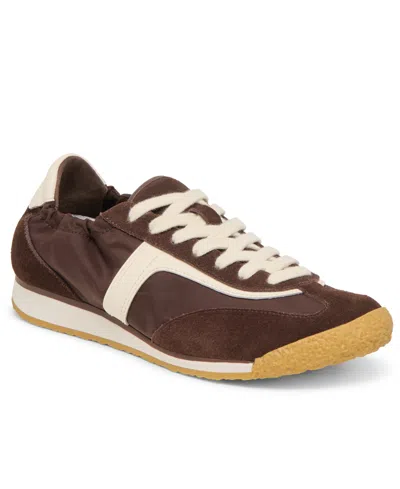 Dolce Vita Women's Sariya Nylon Low Profile Sneakers In Brown