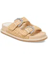 Dolce Vita Shauny Crystal Wedge Sandal In Natural Knit