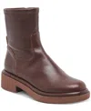 Dolce Vita Simaya H2o Waterproof Platform Bootie In Mahogany Leather