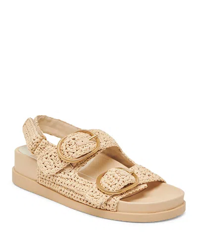 Dolce Vita Women's Starla Crochet Sandals In Natural Knit