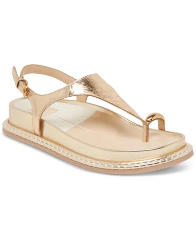 DOLCE VITA WOMEN'S STEFAN TOE RING THONG JEWELRY FOOTBED FLAT SANDALS
