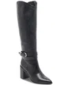 Dolce Vita Women's Tyrone Tall Block-heel Dress Boots In Black Leather