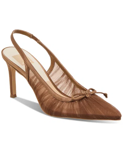 Dolce Vita Women's Yela Tule Bow Slingback Pumps