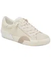 Dolce Vita Womens Leather Snake Print Casual And Fashion Sneakers In Off White