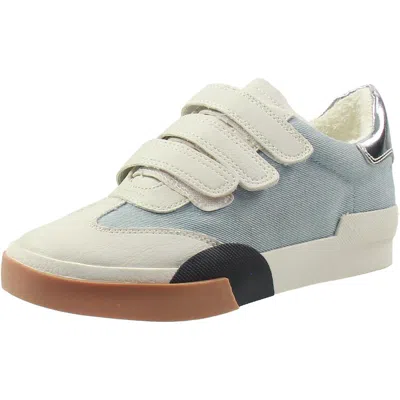 Dolce Vita Womens Adjustable Faux Leather Casual And Fashion Sneakers In Multi