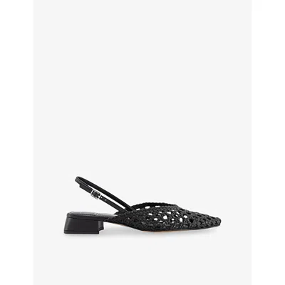 Dolce Vita Womens Birdie Slingback Leather Sandals Black Eur 36 / 3 Uk