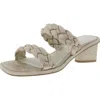 Dolce Vita Womens Braided Man Made Mule Sandals In Gold