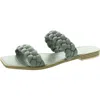 Dolce Vita Womens Braided Manmade Slide In Green