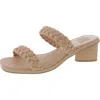 Dolce Vita Womens Braided Slide In Beige