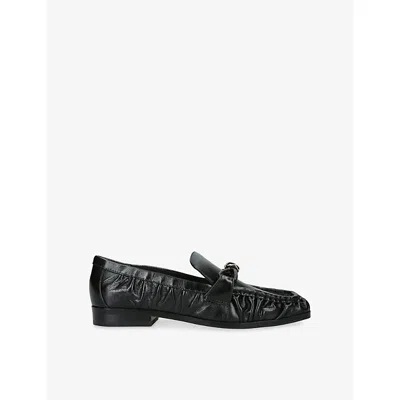 Dolce Vita Womens  Bonie Leather Loafers In Black