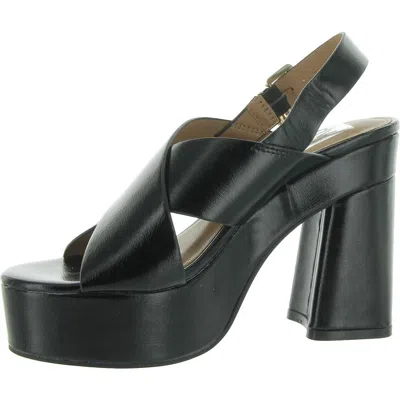 Dolce Vita Womens Faux Leather Platform Slingback Sandals In Multi