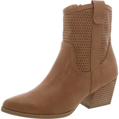 Dolce Vita Womens Faux Leather Solid Mid-calf Boots In Multi
