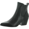 Dolce Vita Womens Leather Ankle Ankle Boots In Black