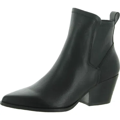 Dolce Vita Womens Leather Ankle Ankle Boots In Black