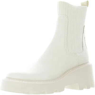 Dolce Vita Womens Lugged Sole Leather Mid-calf Boots In Multi