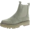 Dolce Vita Womens Lugged Sole Suede Chelsea Boots In Multi
