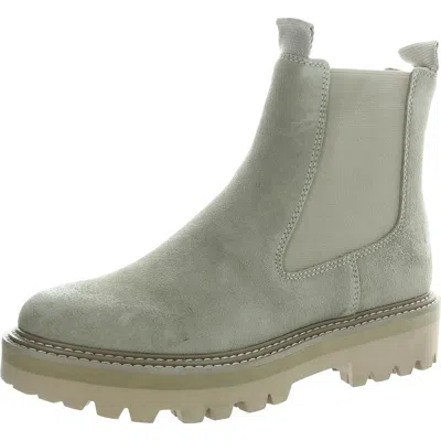 Dolce Vita Womens Lugged Sole Suede Chelsea Boots In Multi