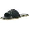 Dolce Vita Womens Padded Insole Manmade Slide Sandals In Black