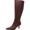 Dolce Vita Womens Ribbed Man Made Knee-high Boots In Brown