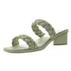 Dolce Vita Womens Shimmer Man Made Kitten Heels In Gold