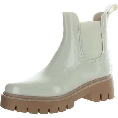 Dolce Vita Womens Solid Ankle Boots In White