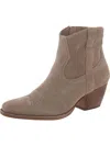 Dolce Vita Womens Suede Pointed Toe Cowboy, Western Boots In Multi