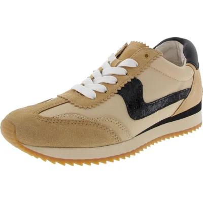 Dolce Vita Womens Two Tone Leather Casual And Fashion Sneakers In Multi